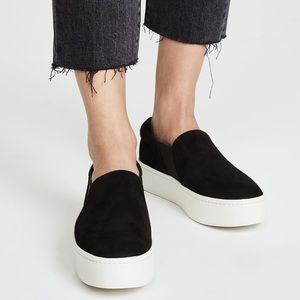 Vince Women’s Warren Suede Sneakers in Black